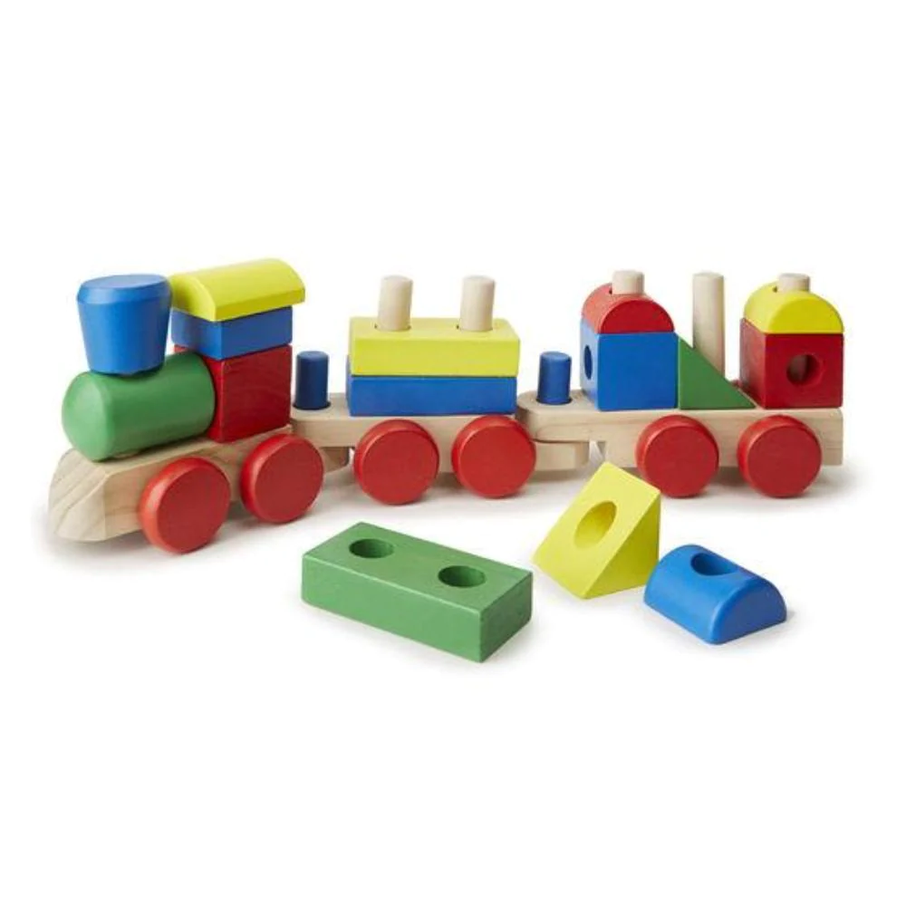 Melissa & Doug Stacking Train Toddler Toy - Image 3