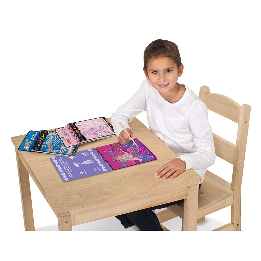 Melissa & Doug On the Go Scratch Art Color Reveal Pad - Fairy Tales - Image 2