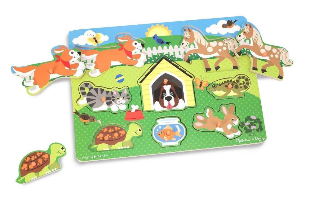 Melissa & Doug Pets Peg Puzzle - Image 2