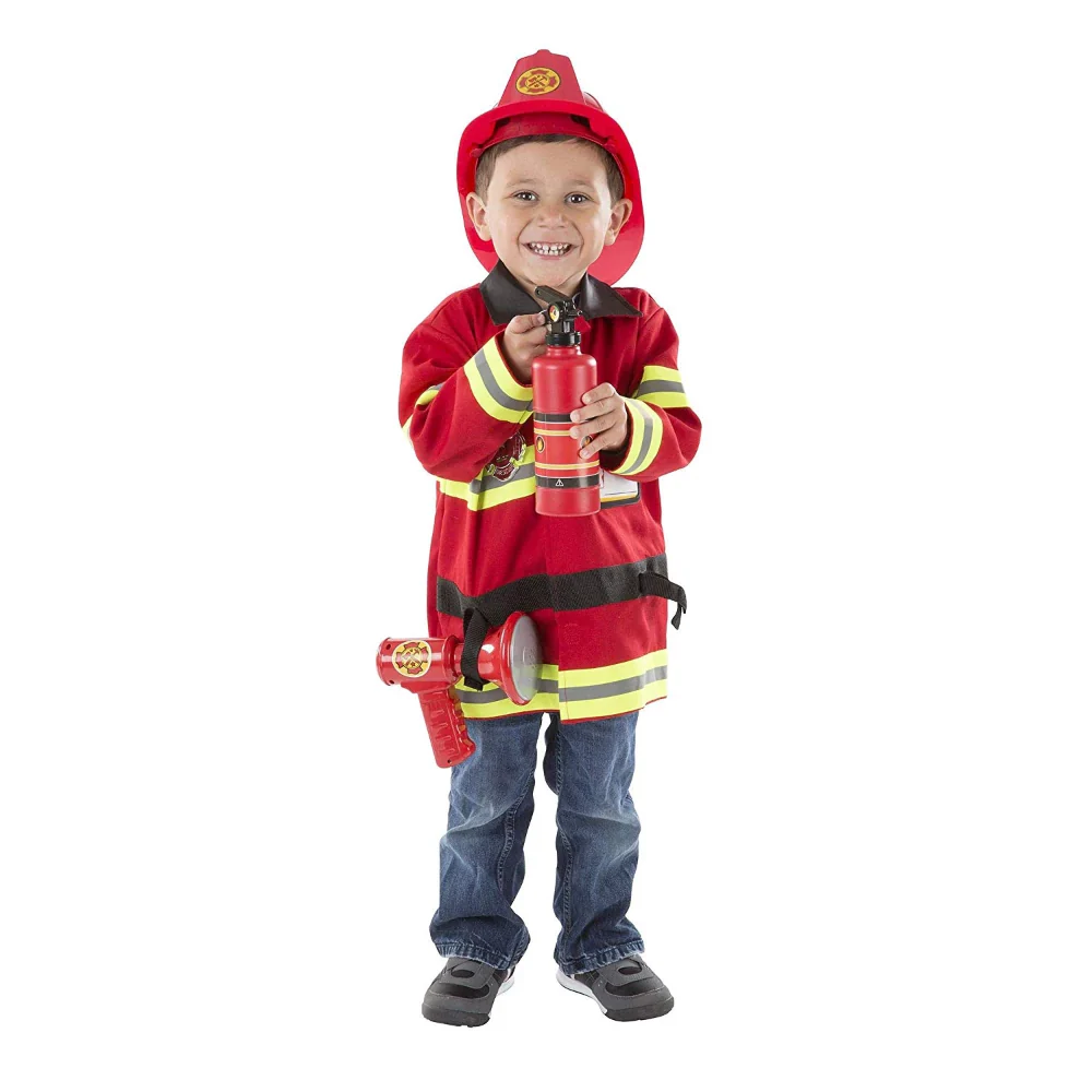 Melissa & Doug Fire Chief Role Play Costume Set - Image 4