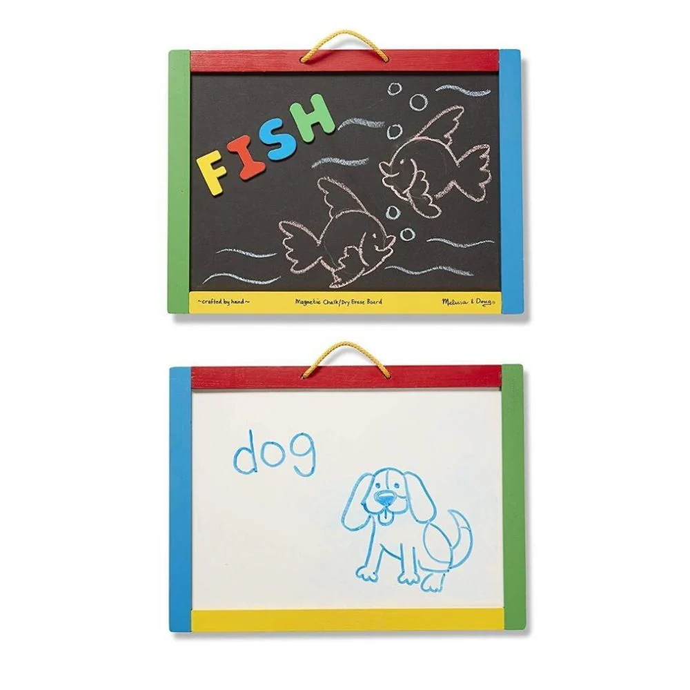 Melissa & Doug Magnetic Chalkboard Dry-erase Board - Image 4