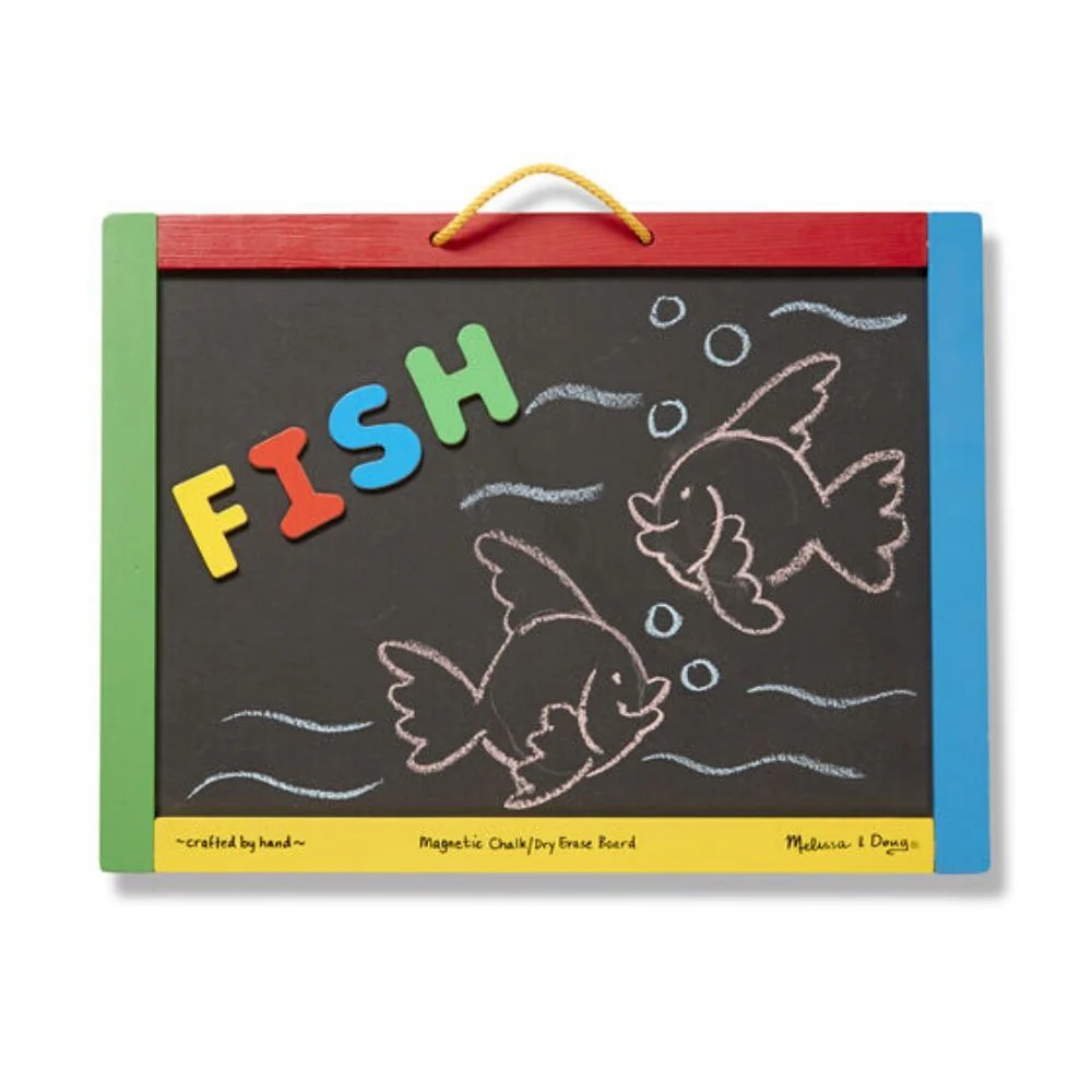 Melissa & Doug Magnetic Chalkboard Dry-erase Board - Image 2