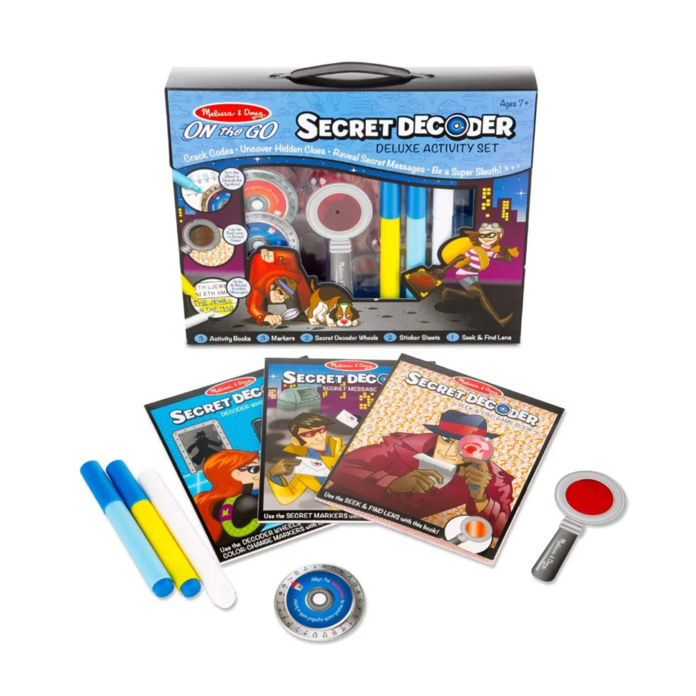 Melissa & Doug Secret Decoder Deluxe Activity Set - Image 2