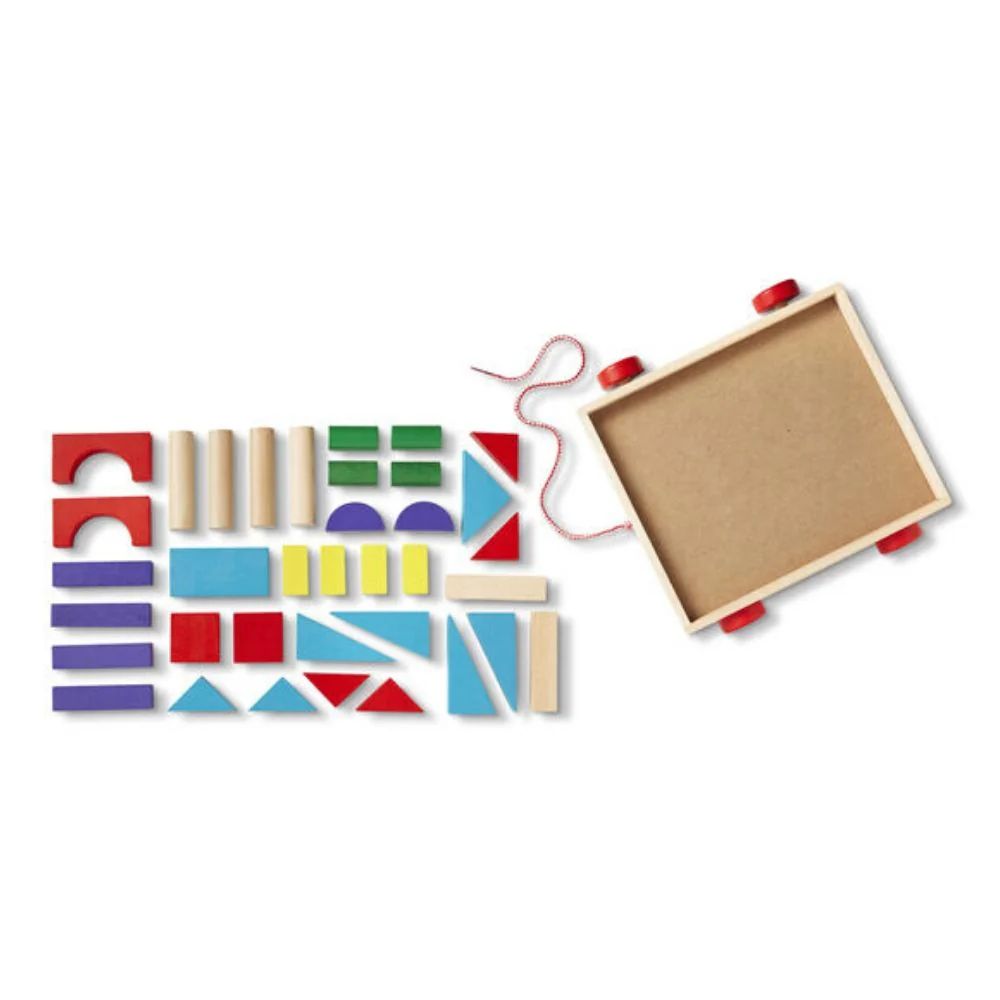 Melissa & Doug Unit Blocks on Wheels - Image 2