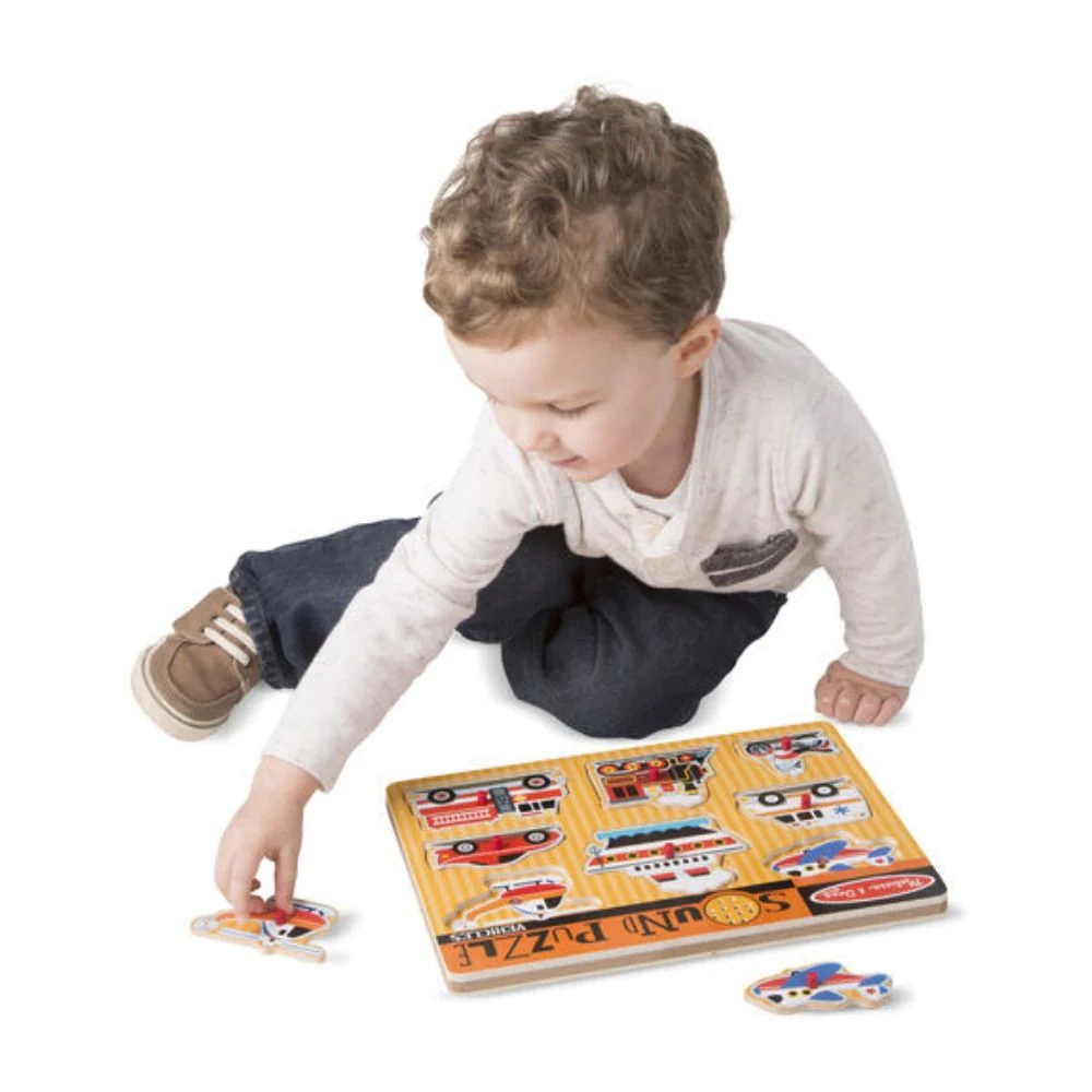 Melissa & Doug Vehicles Sound Puzzle - Image 3