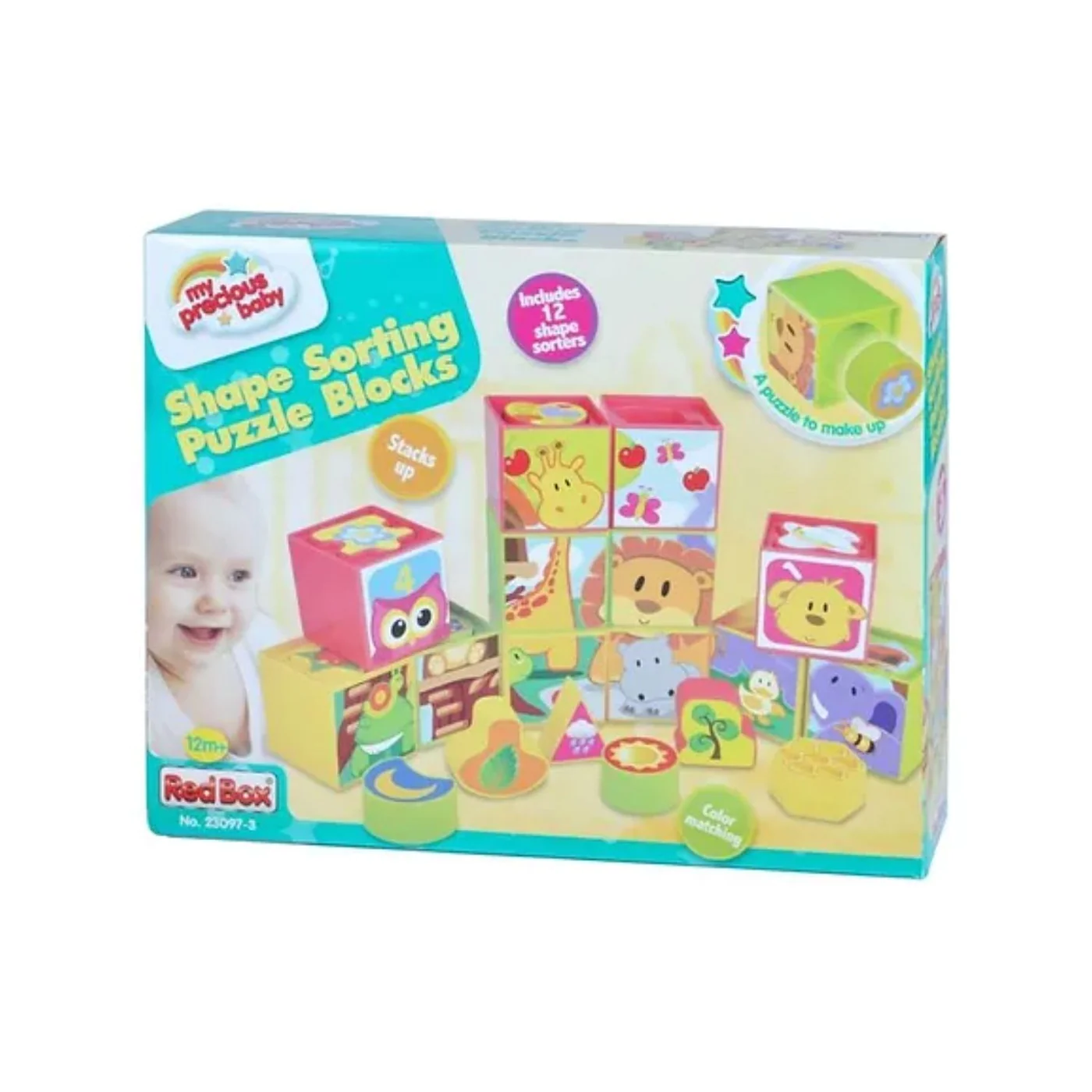 My Precious Baby Shape Sorting & Puzzle Blocks - Image 2