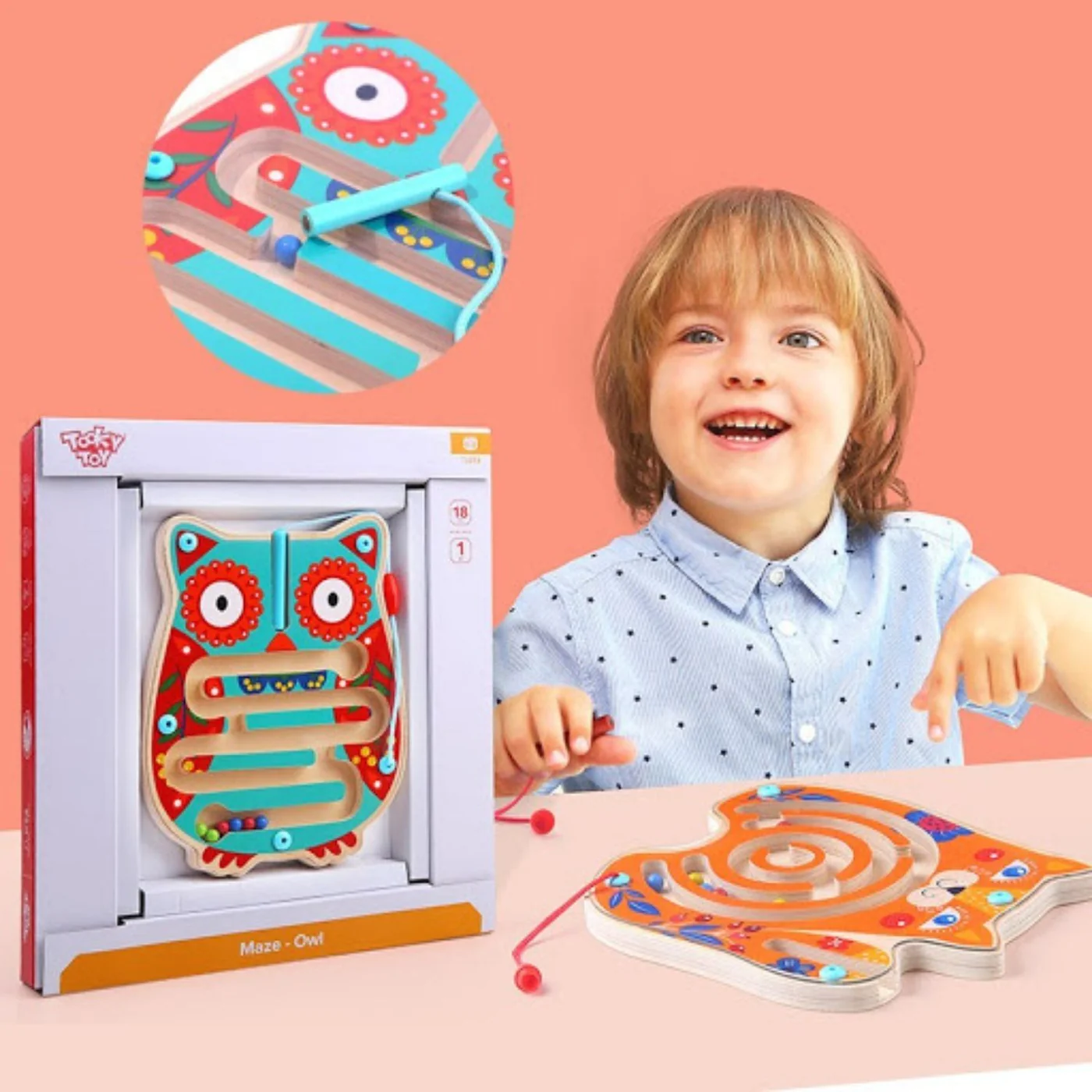 TookyToy Maze Owl - Image 3