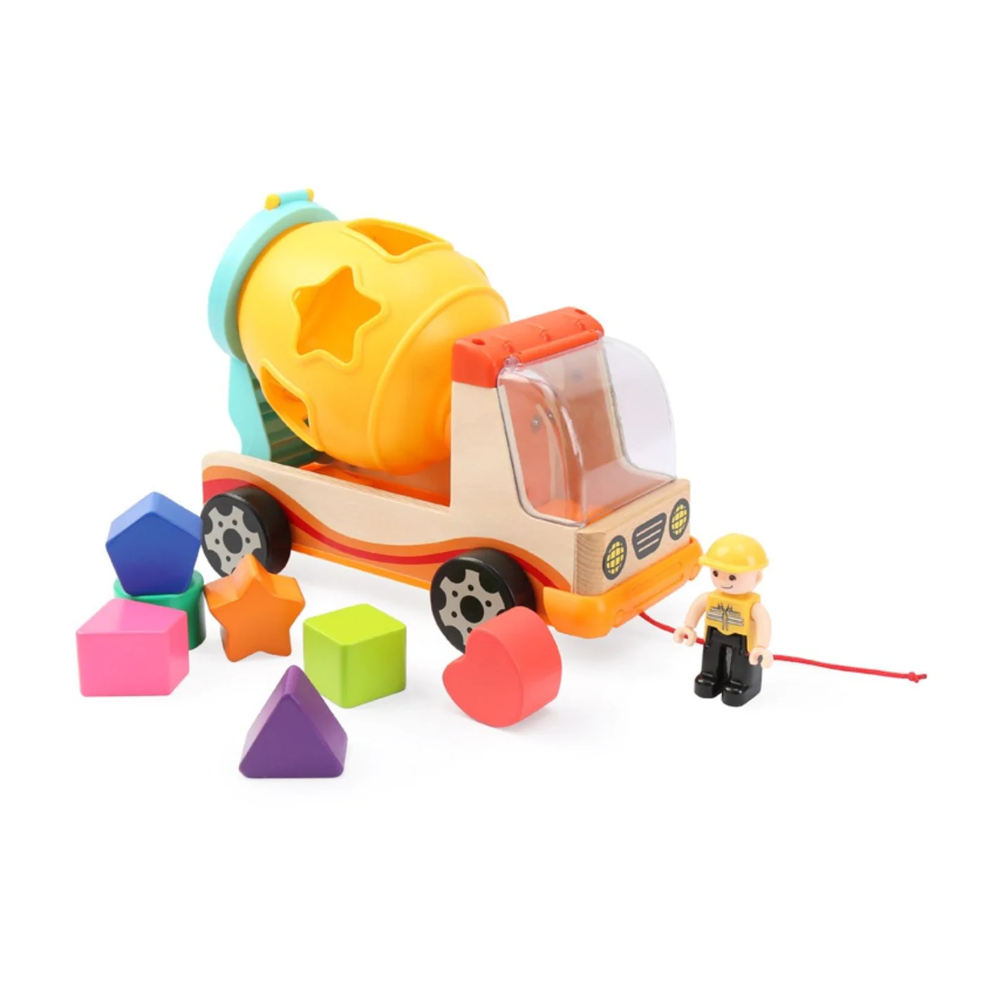 TopBright Mixer Truck With Shape Sorter - Image 2