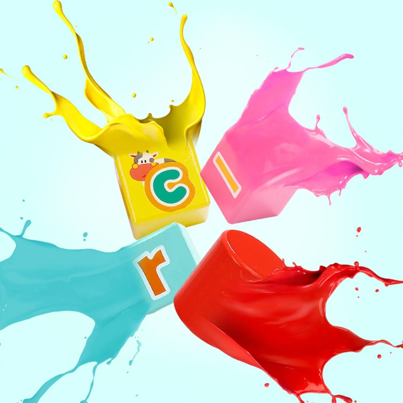 TopBright Wooden ABC 123 Blocks - Image 5